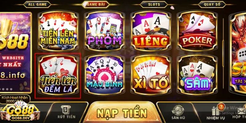 Game bài tiến lên online